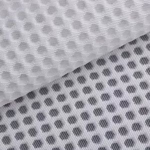 Cheap Knitted Breathable 3D Mesh Fabric Polyester Air Mesh Fabric High Flexibility For Shoes for sale