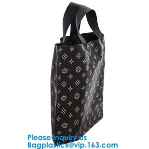 Colored Soft Loop Plastic Handle Bags With Cardboard Insert On The Bottom,Pet