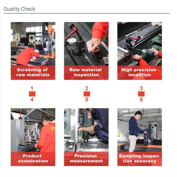 Furniture Woodworking 3 Axis CNC Router 40m/Min Operating Speed