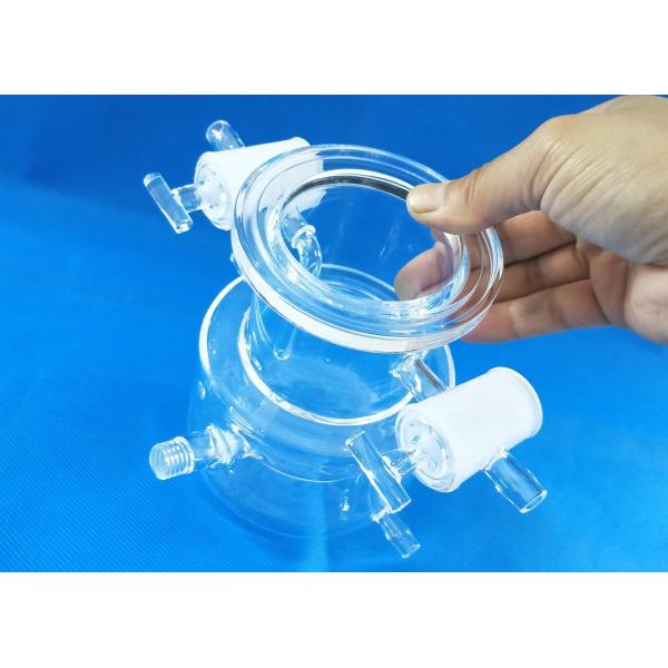 Quality Customized Quartz Lab Glassware Photocatalytic Reactor High Temperature wholesale