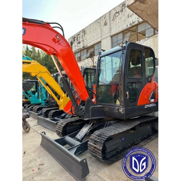 Quality Used Doosan DX60 6Ton Small Excavator With Heavy load And Solid Machine wholesale