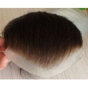 Cheap Male Wigs That Look Real Men'S Toupee Medium Hair Density Average Cap for sale