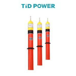 Cheap IEC61243-1 2003 Standard High Voltage Fiberglass Acousto Optic Electroscope With Long Service Life for sale