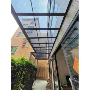 Polycarbonate Custom Waterproof Garden Canopy Easy Assembly Rust Resistant