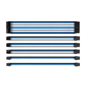 Cotton Nylon Sleeved PSU Extension Cables PSU ATX 24Pin/ 8Pin PCI-e to 6+2Pin