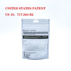 Secure Child Resistant Bags With Odor Resistance And Self-Standing Plastic