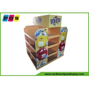 American Full Size Cardboard Pop Displays Pallet Type For M&M Candies PA038