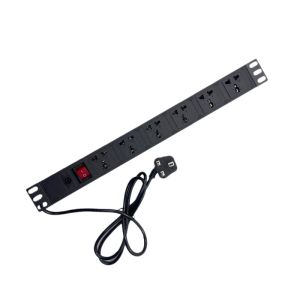 250V Network Cabinet Accessories 19 Inch UK Plug Power Distribution Unit