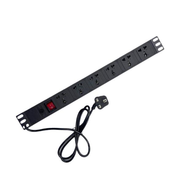 Quality 250V Network Cabinet Accessories 19 Inch UK Plug Power Distribution Unit wholesale