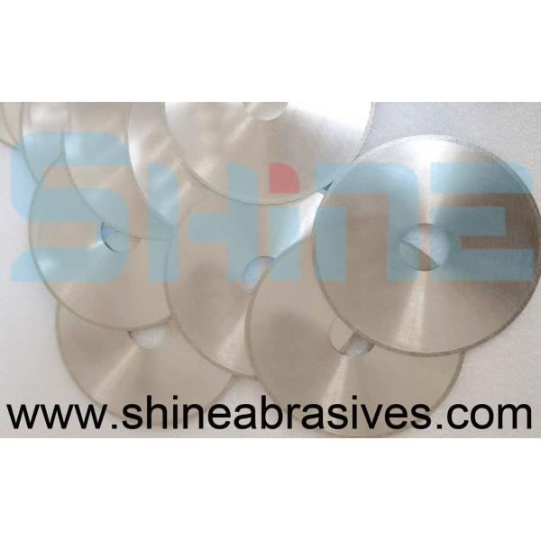 Electroplated Diamond Saw Blade Sharpening Disc Double Side Triangle Shape For Marble Ceramic