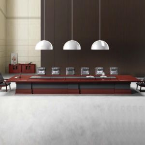 Rectangle Conference Room Table Wood Brown Meeting Boardroom Table