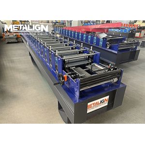 Custom Cut & Bent Shelf Panel Roll Forming Machine 10m/Min 5.5Kw