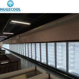 4 Door Display Walk in Cooler with Storage Area for Shop Scroll Compressor