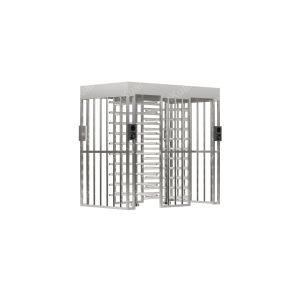 Cheap Full-Height Entry Turnstile with 100W Power Consumption and RS485 Communication Interface for sale