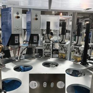 Cheap Ultrasonic Welding Infusion Cap Assembly Machine With Active Force Servo Motor Or Cylinder for sale