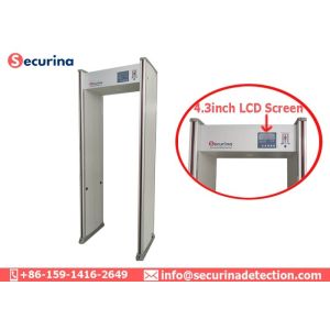 Multi - Zones Detecting Walk Through Security Detector Weapon Searching 15 Watt
