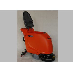 Orange Anti Impact Industrial Floor Cleaning Machines With 18-20 Inch Brush