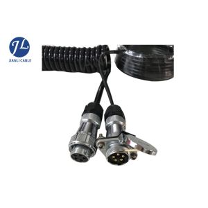 Cheap 4M Copper Inside 5 Pin Trailer Extension Cable With PU Jacket for sale