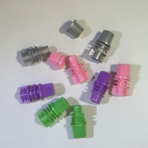 8.6mm Inner-Dia PE Plastic Screw Cap Portable and Durable Spout Lids for Spouted