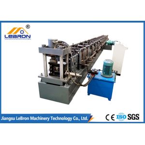 Long Time Service Time Gray color PLC Control Automatic Storage Rack Roll Forming Machine Durable quality made in china
