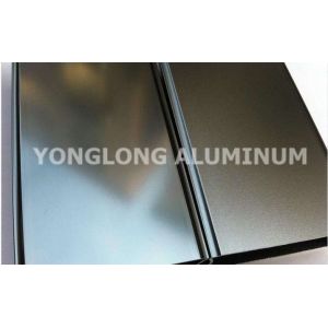 Polished Coated Aluminum Window / Door Frame Profile T5 , T6 Temper