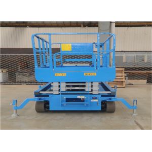 Automotiv Self Propelled Scissor Lift Zero Inside Turning Radius Small Size