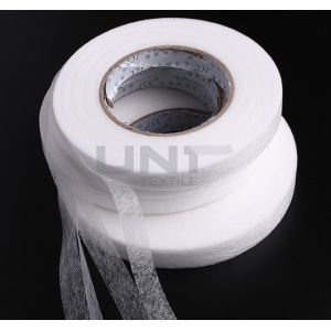 Strong Bondstrength Hot Melt Double Side Fusible Non Woven Interlining Tape Soft
