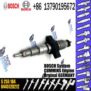 Common Rail Feul Injector 0445 120 212 0445120212 5255184 for Cummins ISB5.9 Diesel Engine