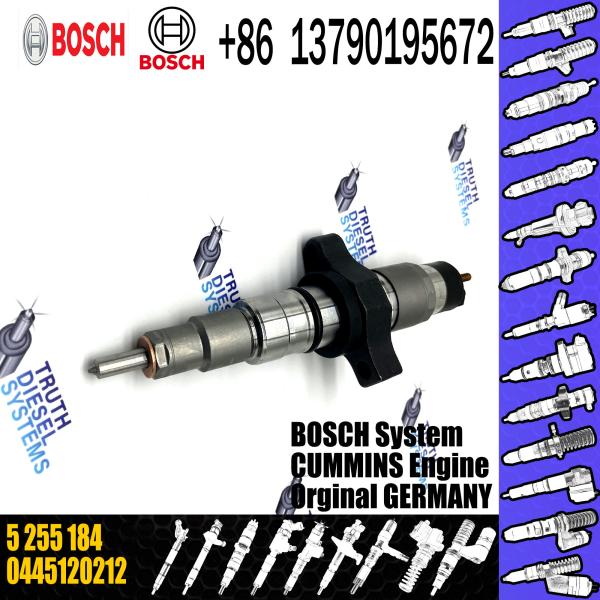 Common Rail Feul Injector 0445 120 212 0445120212 5255184 for Cummins ISB5.9