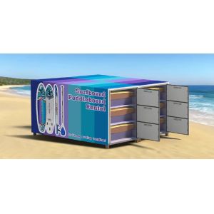 Automated SUP Kayak Vending Machine for Outdoor Rentals
