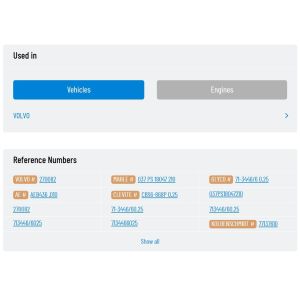 KS Connecting Rod Bearing Set 77137610 KOLBENSCHMIDT Part number 270082