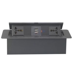 OEM customized Tabletop smart pop up socket Hide embedded Pop-up power socket