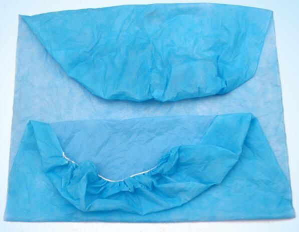 White Blue Disposable PP Spunbond Nonwoven Fabric Bed Sheet