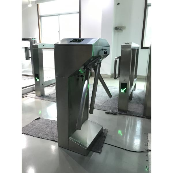 Stainless Steel Access Control Turnstile Gate Security Barrier Entrance Brush Dc Motor
