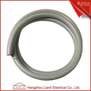 Gray 1/2 Liquid Tight Flexible Electrical Conduit PVC Coated With Cotton Wire