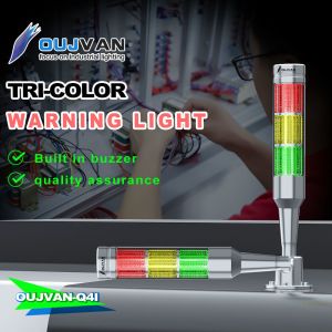 High Brightness Machine Status Indicator 3 Color 12V 24V 220V 360 Degree Beam