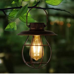 China Vintage 7.1”0.72w LED Solar Hanging Lights on sale
