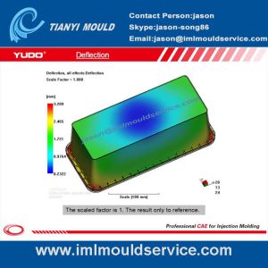 thin wall plastic rectangular containers mould flow analysis