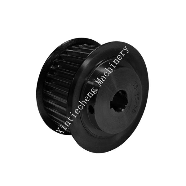 Quality Black Synchronous Aluminum Timing Pulley Anodic Oxidation ISO9001 wholesale