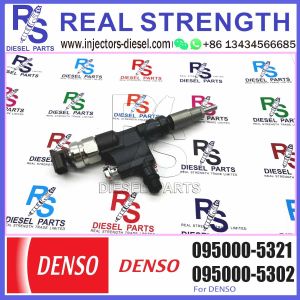 Diesel fuel injection common rail injector 095000-5321 for HINO TRUCK N04C