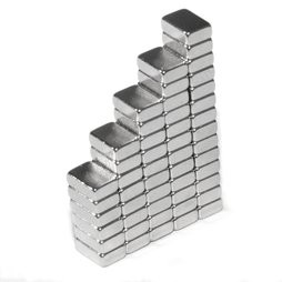 Cheap F6x4x2mm zinc plating block shape neodymium magnet permanent type for sale