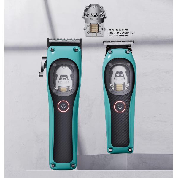 Quality High Speed Vector Motor Hair Clipper with Titanium Alloy Blade for Professional Beard Trimming wholesale