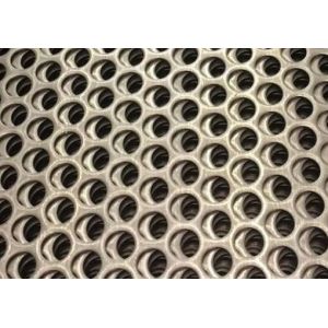2.0mm Round Hole Perforated Aluminium Security Mesh With Stronger Structure