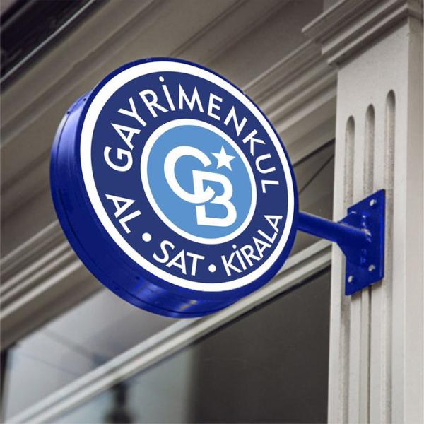 Quality UL Round Lightbox Sign Shop Decor Blade Sign wholesale