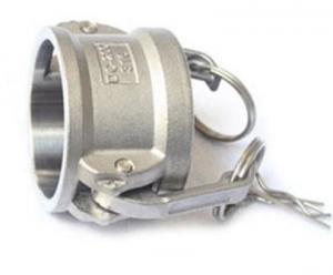 China Stainless steel quick coupling camlock type DC for hose fitting on sale