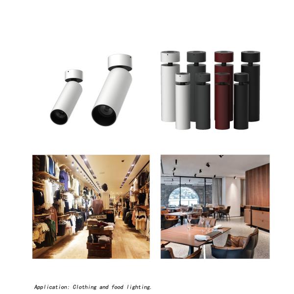 90 Degree Spotlight Rail Lighting , 2700k-5700k Surface Mounted Track Lighting