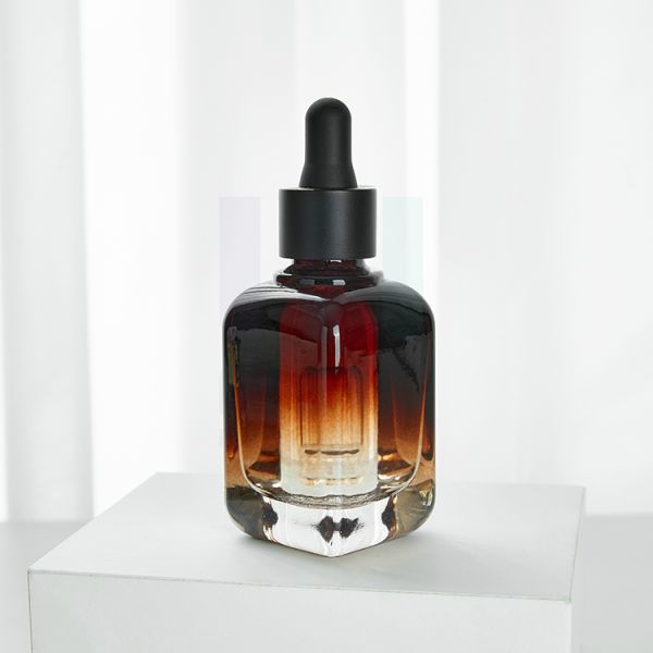 Quality Screw Cap Glass Dropper Bottles Round Design Featuring Screen Printing Hot Stamping and Labeling for Liquid Product Containers wholesale