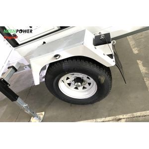 mobile solar LED lighting tower-4x435W solar panel powered-8x200AH batteries-9m