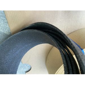 Brown 20m Non Asbestos Woven Brake Lining With Resin