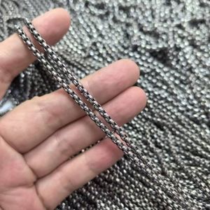 China Hot Sale Box Chain Titanium Chain Titanium Accessories for Men's Chain In Stock on sale